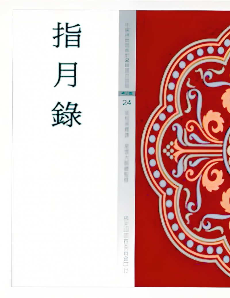 指月錄(中國佛教經典寶藏24)